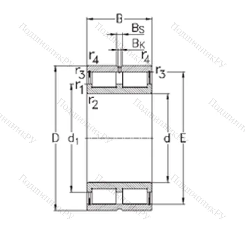 Подшипник роликовый радиальный NNCL 4872-V