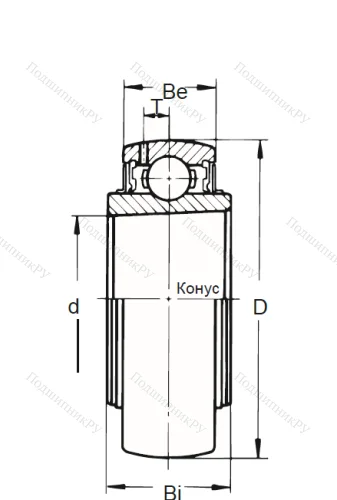 Корпусный подшипник UK 316 в Тюмени Корпусный подшипник UK 316 в Тюмени