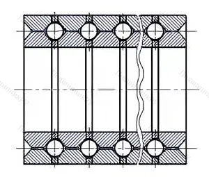 Модификация подшипника 1000968Л размер 340x460x56 ГОСТ 520-89 от производителя  ГПЗ-11