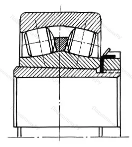 Модификация подшипника 353516НВ размер 80x160x40/65 от производителя  ГПЗ-11