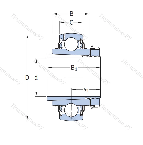 Корпусный подшипник YSA 213-2FK в Тюмени