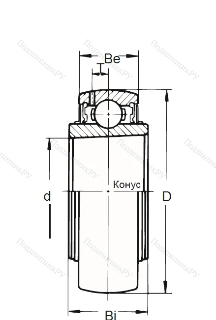 Корпусный подшипник UK 309 в Тюмени
