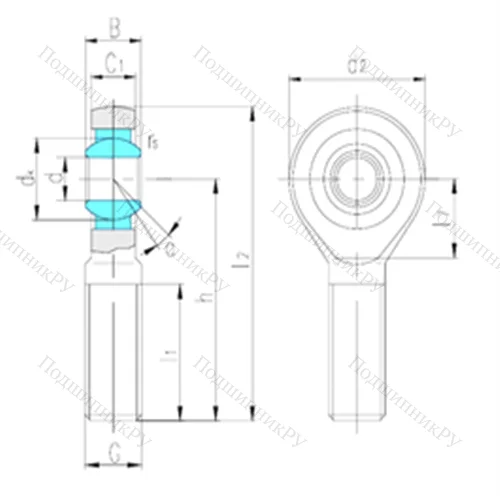 Подшипник скольжения сферический SA 70ES