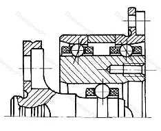 Модификация подшипника 4-300095К3П размер 6x24/32x19,2 от производителя  ГПЗ-200 Модификация подшипника 4-300095К3П размер 6x24/32x19,2 от производителя  ГПЗ-200