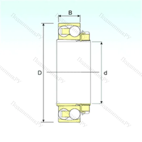 Подшипник шариковый радиальный самоцентрирующийся 2206 KTN 9+H 306
