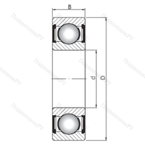 Подшипник шариковый радиальный 61912 ZZ от производителя  CX Подшипник шариковый радиальный 61912 ZZ от производителя  CX