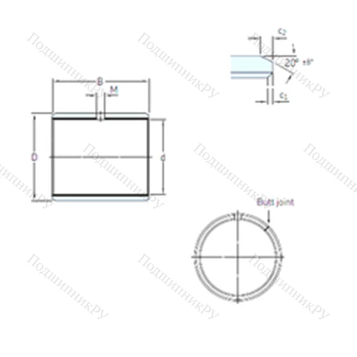 Подшипник скольжения PCM 15015560 E