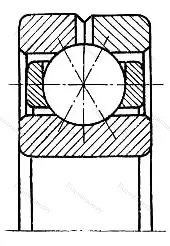 Подшипник  Q 324 (116324) размер 120x260x55