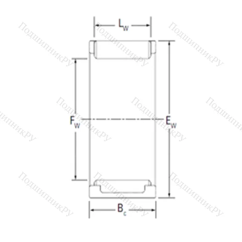 Подшипник игольчатый радиальный GS 344322-1