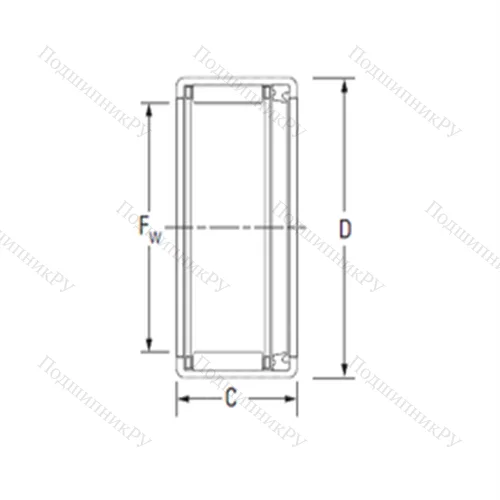Подшипник игольчатый радиальный JT-1213