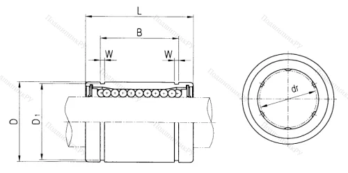 Подшипник LM 25 UU в Тюмени