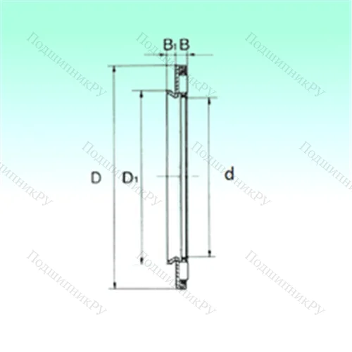 Подшипник игольчатый упорный AXW 12
