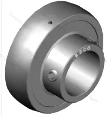 Высокотемпературный корпусной подшипник UC 207 BHTS ZZ C 4 200° BECO в Тюмени