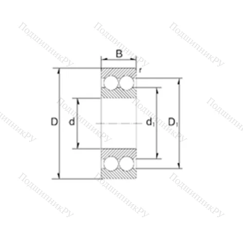 Подшипник шариковый радиально-упорный S 5310