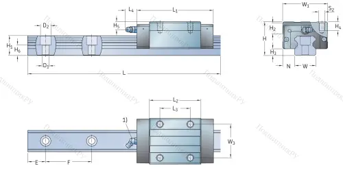 Каретка LLTHC 25 R-T 1 P 3 (M/P 010713) в Тюмени
