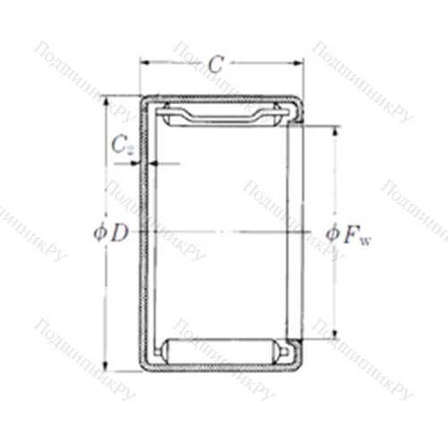 Подшипник игольчатый радиальный MFJ-910