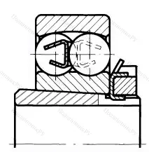Модификация подшипника 2В0-11309 размер 45x110x27/42