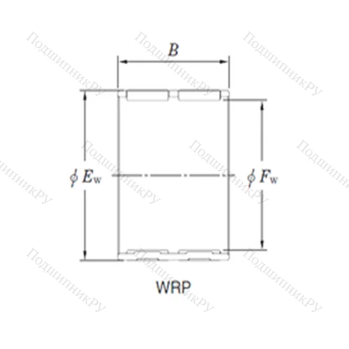 Подшипник игольчатый радиальный WRP 586543A