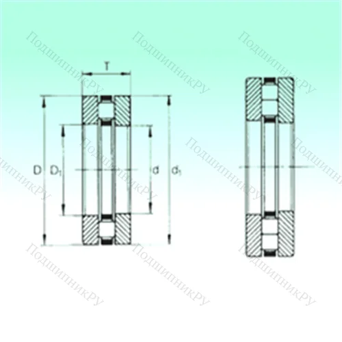 Подшипник роликовый упорный 89456-M от производителя  NBS