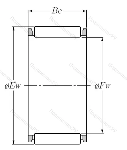 Подшипник K 12x15x13 V 1 JP (NTN) в Тюмени