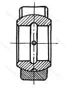 Модификация подшипника шсл60 размер 60x90x34/44 от производителя  ГПЗ-3