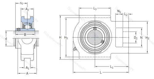 Подшипниковый узел TUJ 40 TF в Тюмени