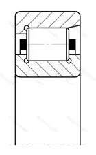 Подшипник  12410 (NF 410) размер 50x130x31 от производителя  ГПЗ-23 Подшипник  12410 (NF 410) размер 50x130x31 от производителя  ГПЗ-23