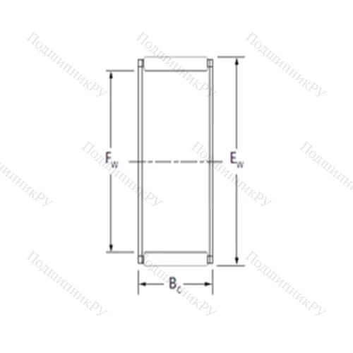 Подшипник игольчатый радиальный RFU 546136A