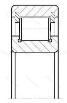 Подшипник  NCL 415 (102415) размер 75x190x45 от производителя  SKF
