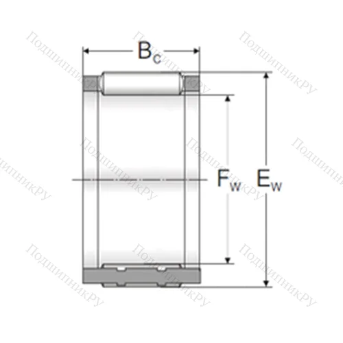 Подшипник игольчатый радиальный K 30x35X 13TN