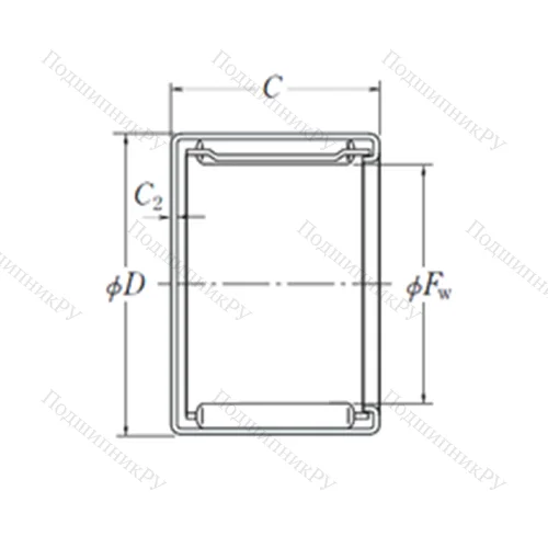 Подшипник игольчатый радиальный MFJ-4520