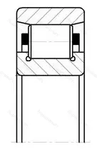 Подшипник  N 417 (2417) размер 85x210x52 от производителя  SKF Подшипник  N 417 (2417) размер 85x210x52 от производителя  SKF