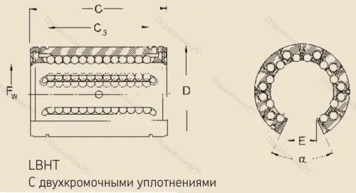 Подшипник LBHT 30 A 2LS в Тюмени