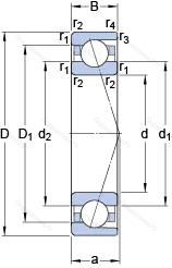 Подшипник 71936 ACD/HCP 4A в Тюмени