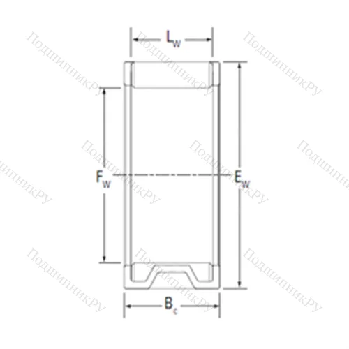 Подшипник игольчатый радиальный VE 324020SB 1