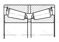 Модификация подшипника 597852Л размер 260x360x112