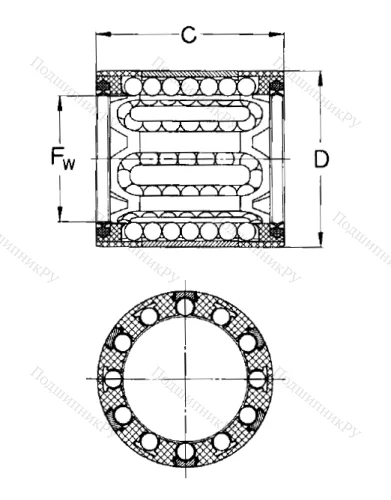 Подшипник LBBR 25-2LS в Тюмени