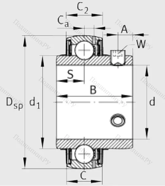 Корпусный подшипник