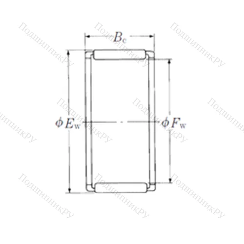 Подшипник игольчатый радиальный WJ-809624 от производителя  NSK
