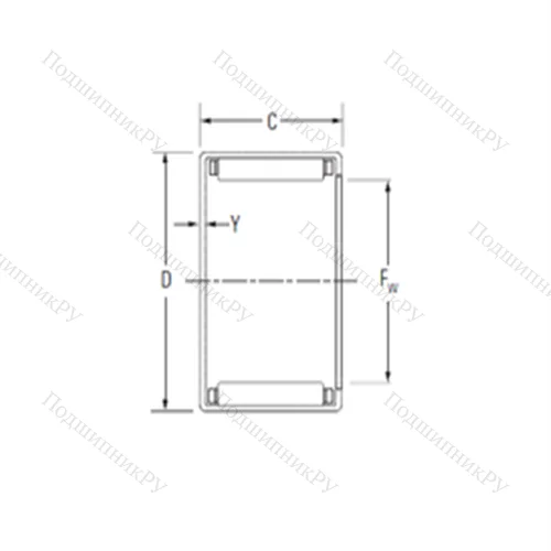 Подшипник игольчатый радиальный MJH-16121