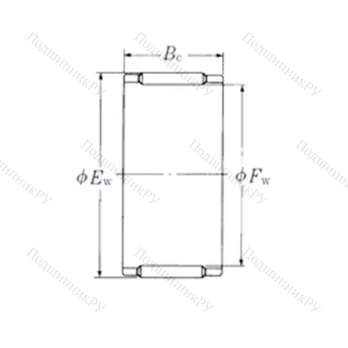 Подшипник игольчатый радиальный WJC-060806 от производителя  NSK