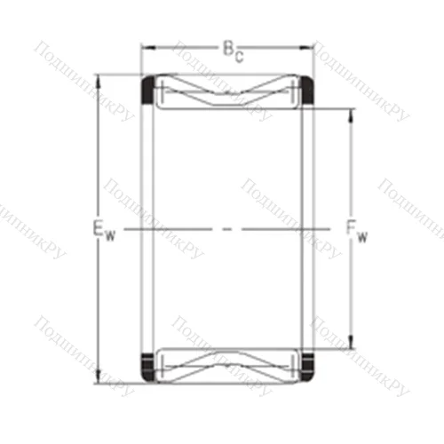Подшипник игольчатый радиальный C 161908 от производителя  INA
