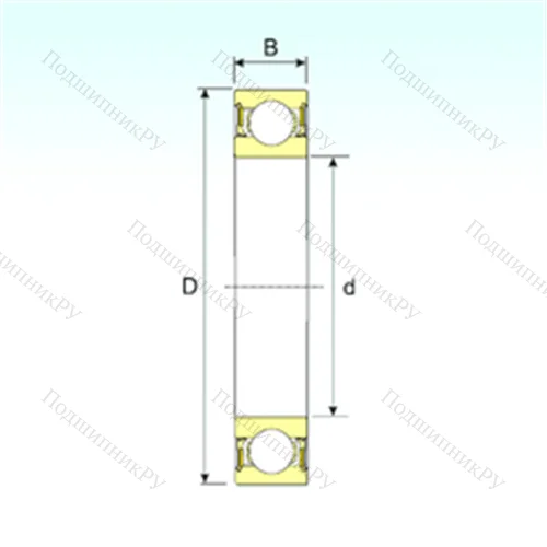 Подшипник шариковый радиальный 61815-2RZ