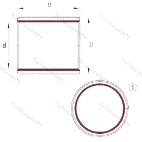 Подшипник скольжения EGB 3230-E 40