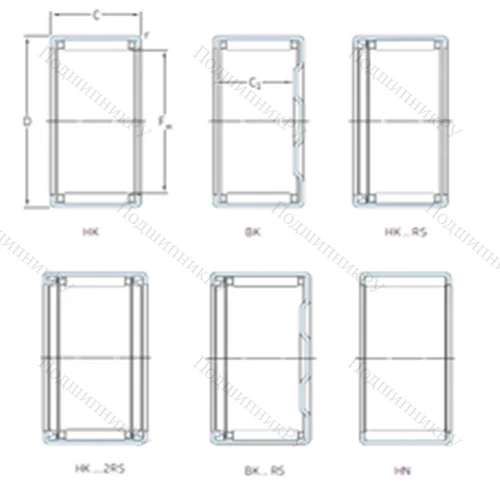 Подшипник игольчатый радиальный BK 2212