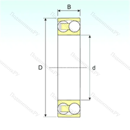 Подшипник шариковый радиальный самоцентрирующийся 2206 TN 9