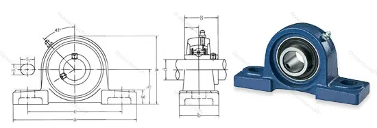 Подшипниковый узел UCLP 206
