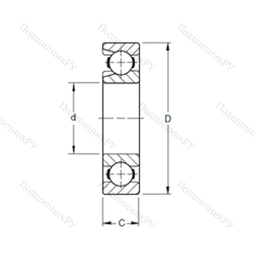 Подшипник шариковый радиальный 330W от производителя  TIMKEN