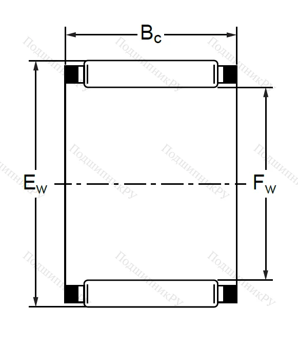 Подшипник K 45x53x21 (KT) в Тюмени