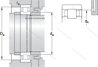 Подшипник N 1022 KTN 9/SP